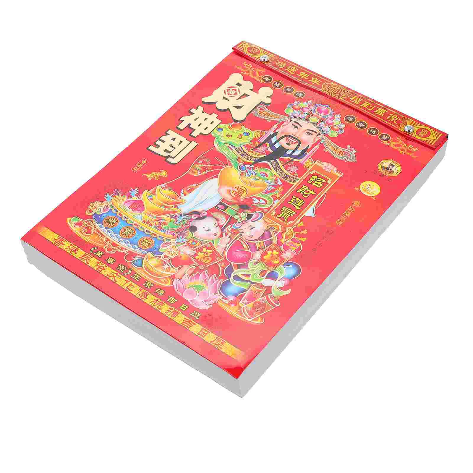 

Year Of Rabbit Calendar Paper Tearable Chinese Calendar New Year Chinese Traditional Calendar Gift Desktop Ornament