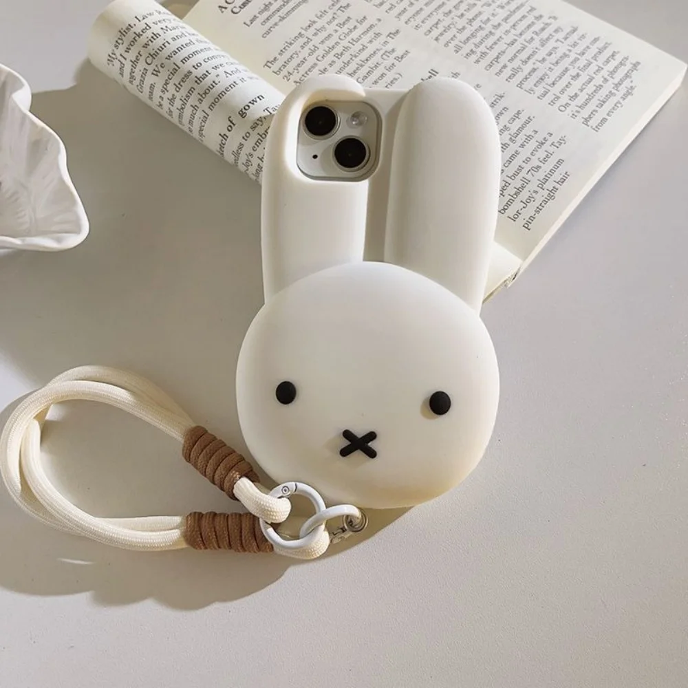Custodia Miffy iPhone 16 Pro, compatibile MagSafe, custodia con Custodia Miffy iPhone 16 Pro, compatibile MagSafe, custodia con