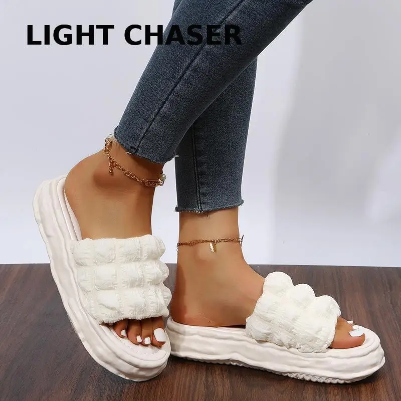 Women Sandals Casual Flat Shoes Female Summer Shoes For Women Flip Flop Women's Platform Slippers Beach Shoes Chaussure Femme