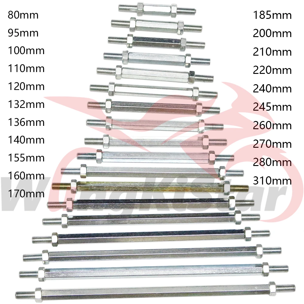 Motorcycle Gear Shift Shifter Rod Linkage Rearset Footpegs M8 Steering