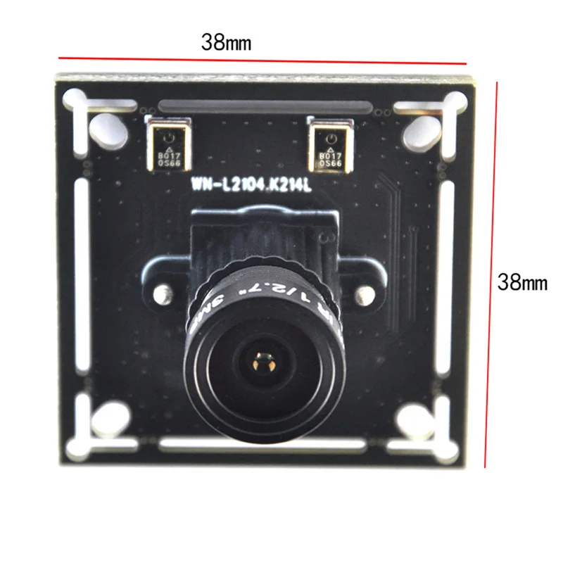L06A-130 ° 광각 2MP HD USB 카메라 모듈, 듀얼 마이크, 60FPS, 고급 제품 비전을 위한 플러그 앤 플레이