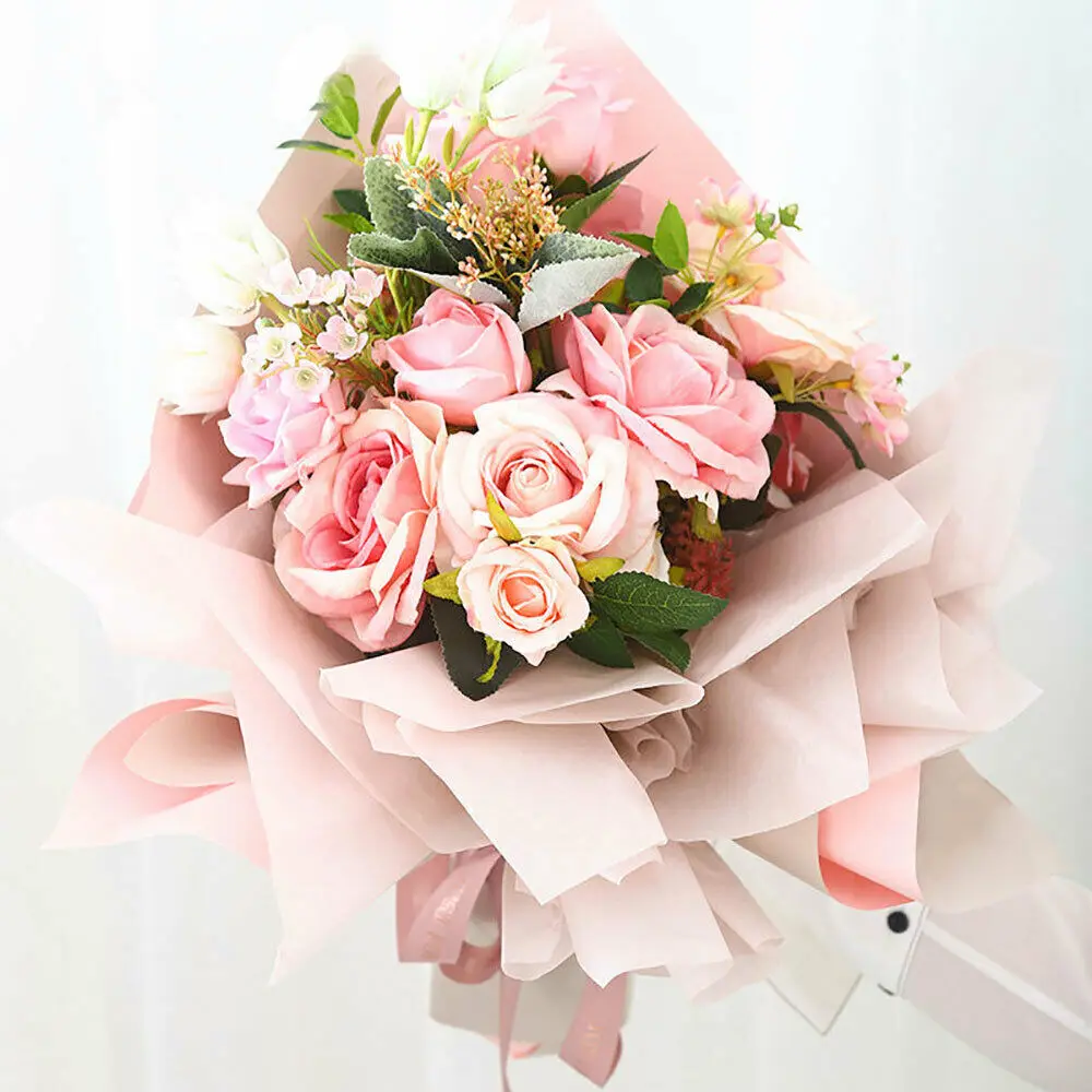 Flower Wrapping Paper Gift Wrapping Paper Floral Wrapping Paper 20pcs/lot Tissue Paper Bouquet Wrapping Paper Gift Packing Waterproof Home Decor Birthday Party Flower Shop Supply 70*50CM