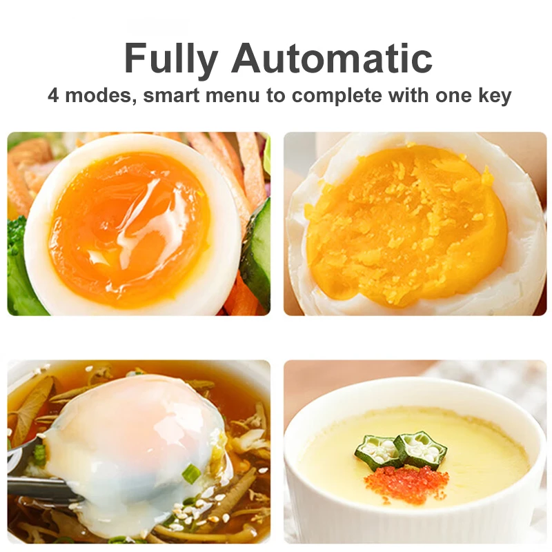 Olayks Electric Egg Boiler Smart Egg Cooker Breakfast Machine Multicooker Steamer Automatic Custard Steaming Cooker 220V