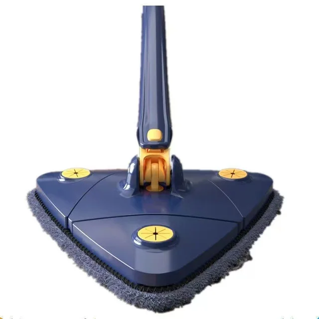Trapeador extensible triangular autoescurrible tipo X, accesorio de microfibra para suelo, herramienta de lavado a mano, rotación, limpieza del hogar. - Image 6