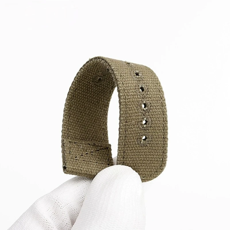 Men's Waterproof Canvas Watch Strap Bracelet, 20mm/22mm - Premium Quality