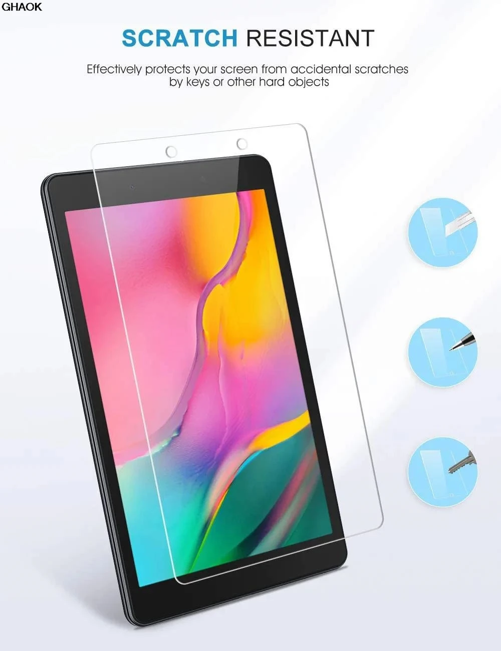 Premium 2-Pack Full Coverage Clear Glass Screen Protector - 9D Shatterproof Film