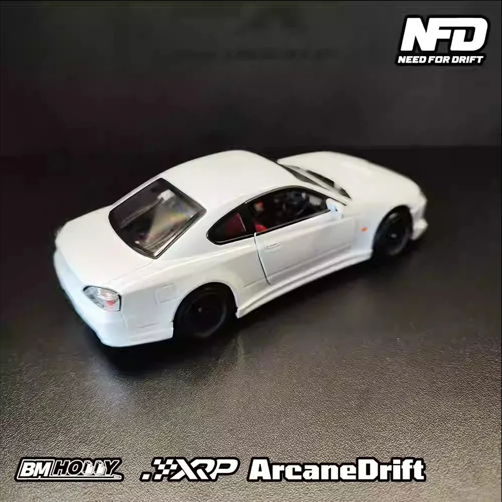 XRP NFD-S15 1:24 RC Drift Car  Alloy Simulation Model RTR  Electric Remote Control Model Car MINI Racing Adults Childrens Toys 3