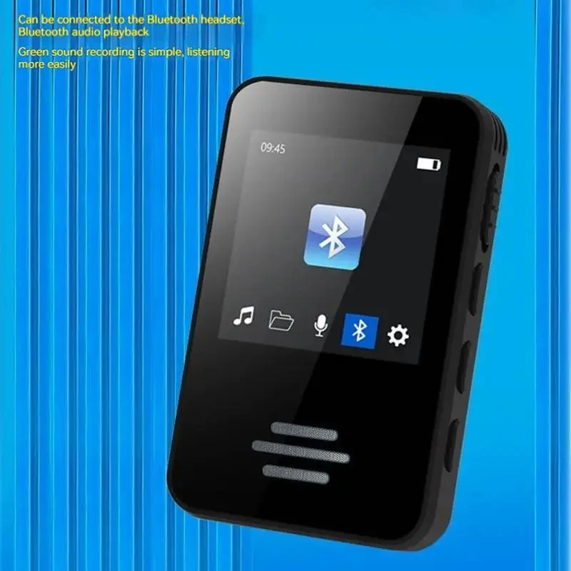 

Portable Music Player HIFI Sound Quality Music MP3 MP4 Player 1.44inch Full Touch Screen Bluetooth