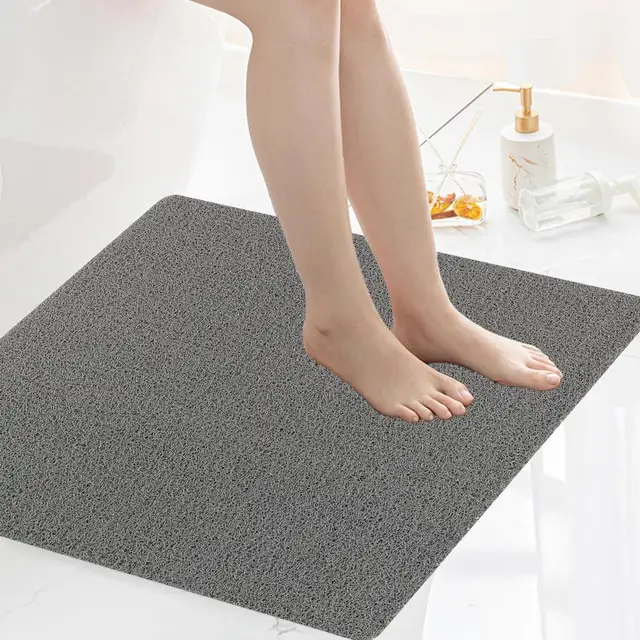 Buy Wholesale China Loofah Shower Mat Non Slip Anti Mould Pvc Bath Mats For Inside  Shower-60 × 40 Cm & Bath Mats at USD 1.25