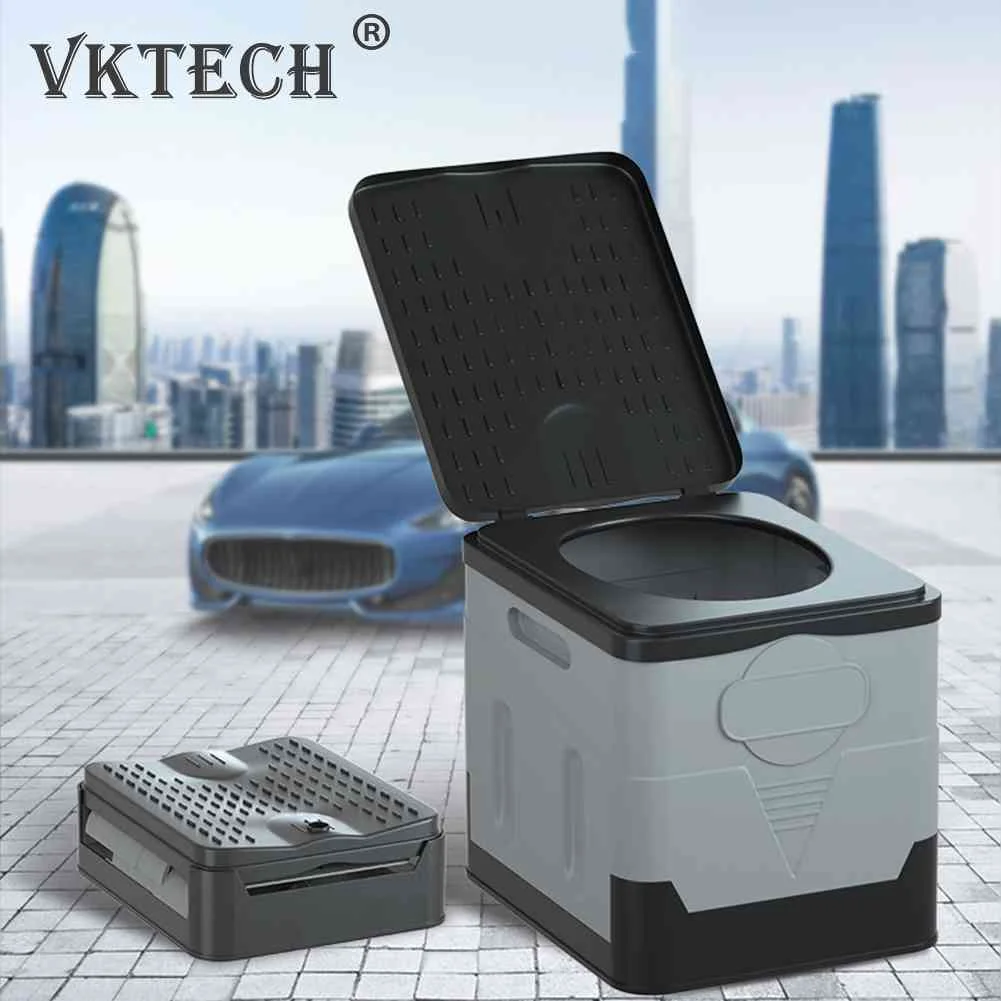 Portable Folding Toilet for Outdoor Camping Potty for Adults Kids Cover Design Seat Toilet Reusable Picnic Car Travel folding toilet