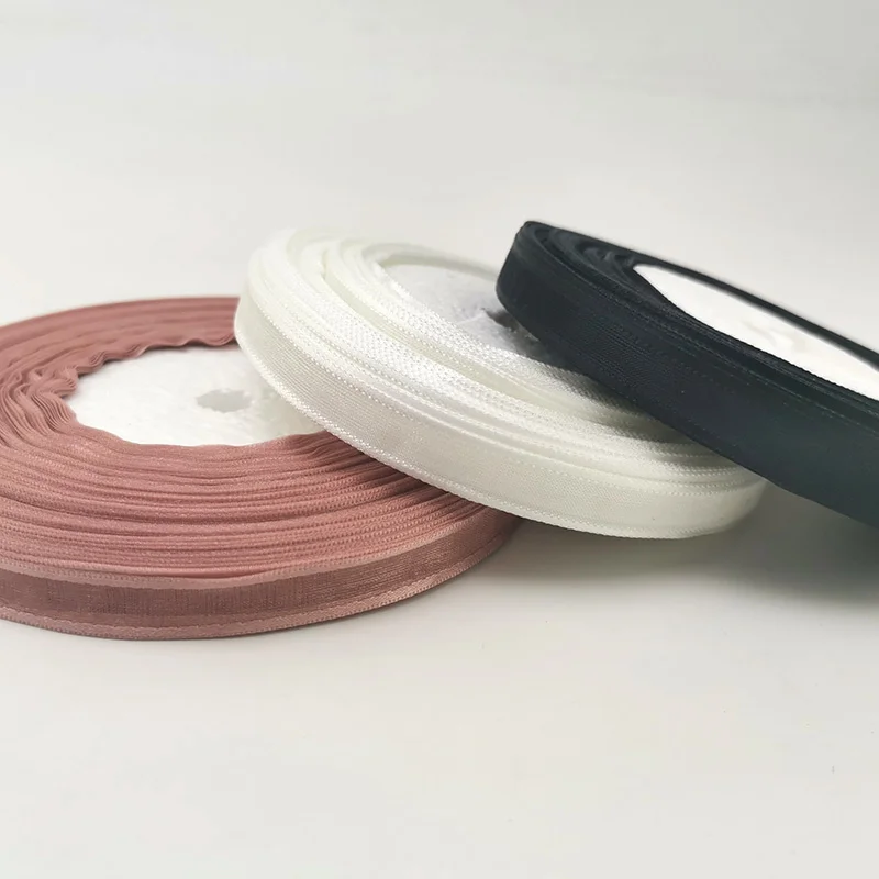 (50 Yards/roll) 10mm Width Broadside Organza Ribbons Wholesale Gift Wrapping Decoration Handmade DIY Ribbon