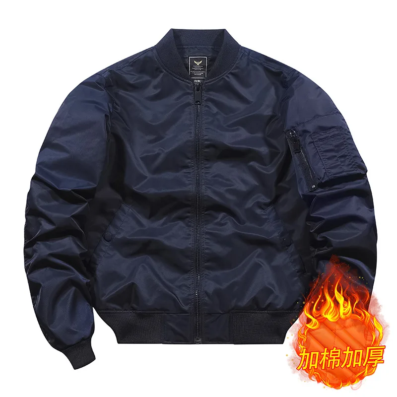Men Bomber Jacket Military Tactical Jacket Winter Padded Cotton Coat Outdoor Zipper Outerwear Baseball Jerseys Motorcycle Jacket