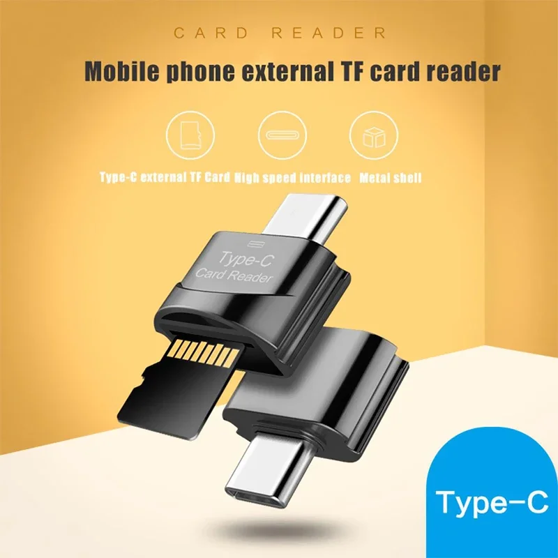 OTG USB 3.1 Type C To Micro-SD TF Adapter High Speed Card Reader Mini Type-C Smart Memory Card Reader For Xiaomi Samsung Macbook