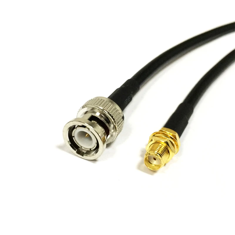 Sma Buchse Mutter zu bnc Stecker HF Koaxialkabel Adapter RG58 50cm/100cm Großhandel neu