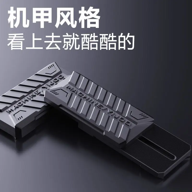 

Alloy mechanical magnetic push card portable ding handle piece metal snap coin fidget edc decompression toy fingertip top gift
