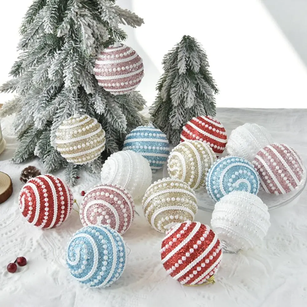 

2 шт., подвесные Рождественские шары, 8 см