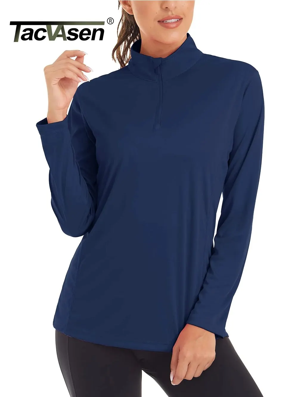 Women Long Sleeve Sport T Shirt UPF50+ UV Sun Protection Quick Dry Workout Hiking Athletic Tee Rash Guard Tops