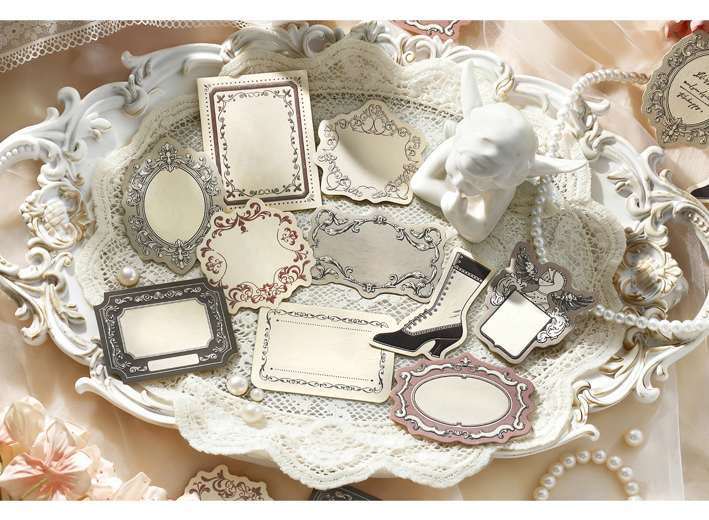 1–4er-Pack Vintage-Blumen- und Pflanzen-Serie, Scrapbooking-Papiermaterial, perfekt für Collage, Journaling, DIY-Bastelbedarf – Detail 20