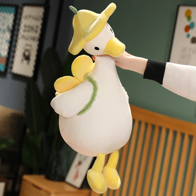 Ganso Ganso Pato de pelúcia brinquedo macio kawaii desenho animado