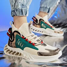 

Men Shoes High-Top Breathable Sneakers Flying Woven Casual Shoes Height-Increasing Shoes Sailing Shoes Zapatos Hombre Casuales