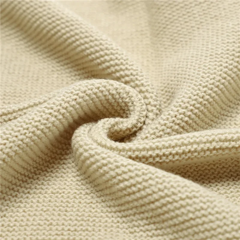 Newborn Knit Blanket Organic Milk Frill Blankets Crochet Wool Blanket Baby Bath Towel Cobertor Bebe Muslin Swaddle 4