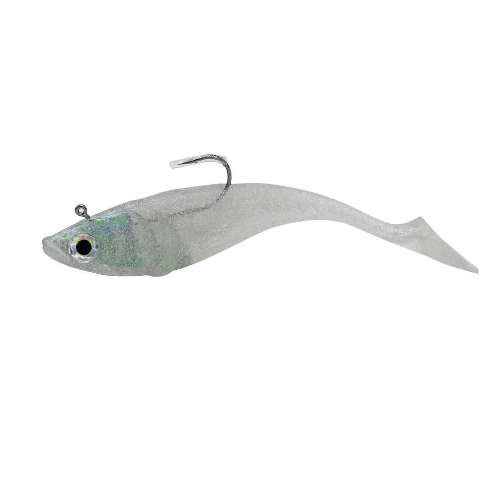 Großer Angelköder 95g Gewicht 19,5cm T-Schwanz Bleifisch Hochsee-Bootsangeln Künstlicher Köder Weicher Fischköder 1 Stück ANGEBOT – Detail 2