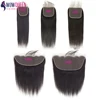 Straight 4x4 5x5 6x6 Lace Closure 2x6 Human Hair Transparent 13x4 13x6 Lace Frontal 100% Human Hair Remy Ear to Ear Full Frontal 5
