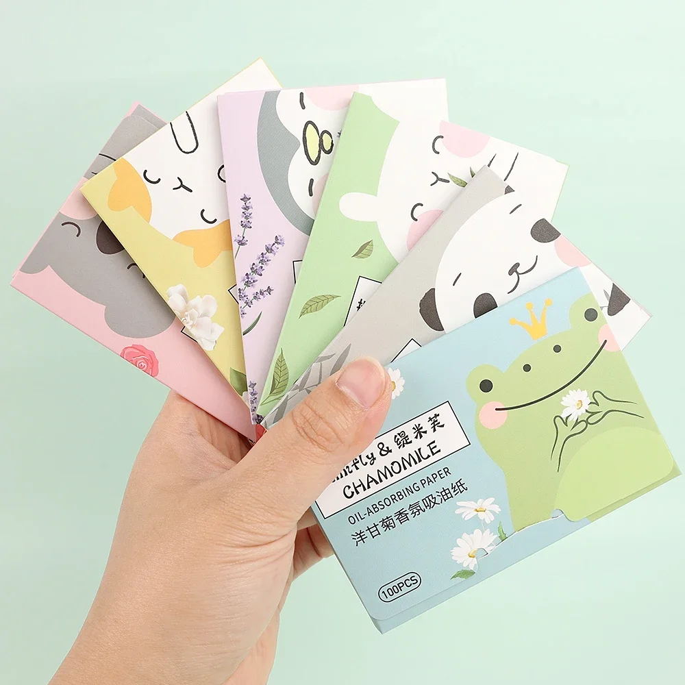 Oil Absorbing Paper Tissue Face Paper Absorbent Make Up Cleansing Oil Blotting Sheet Face Cleanser Cotton Pads Oil Control 3