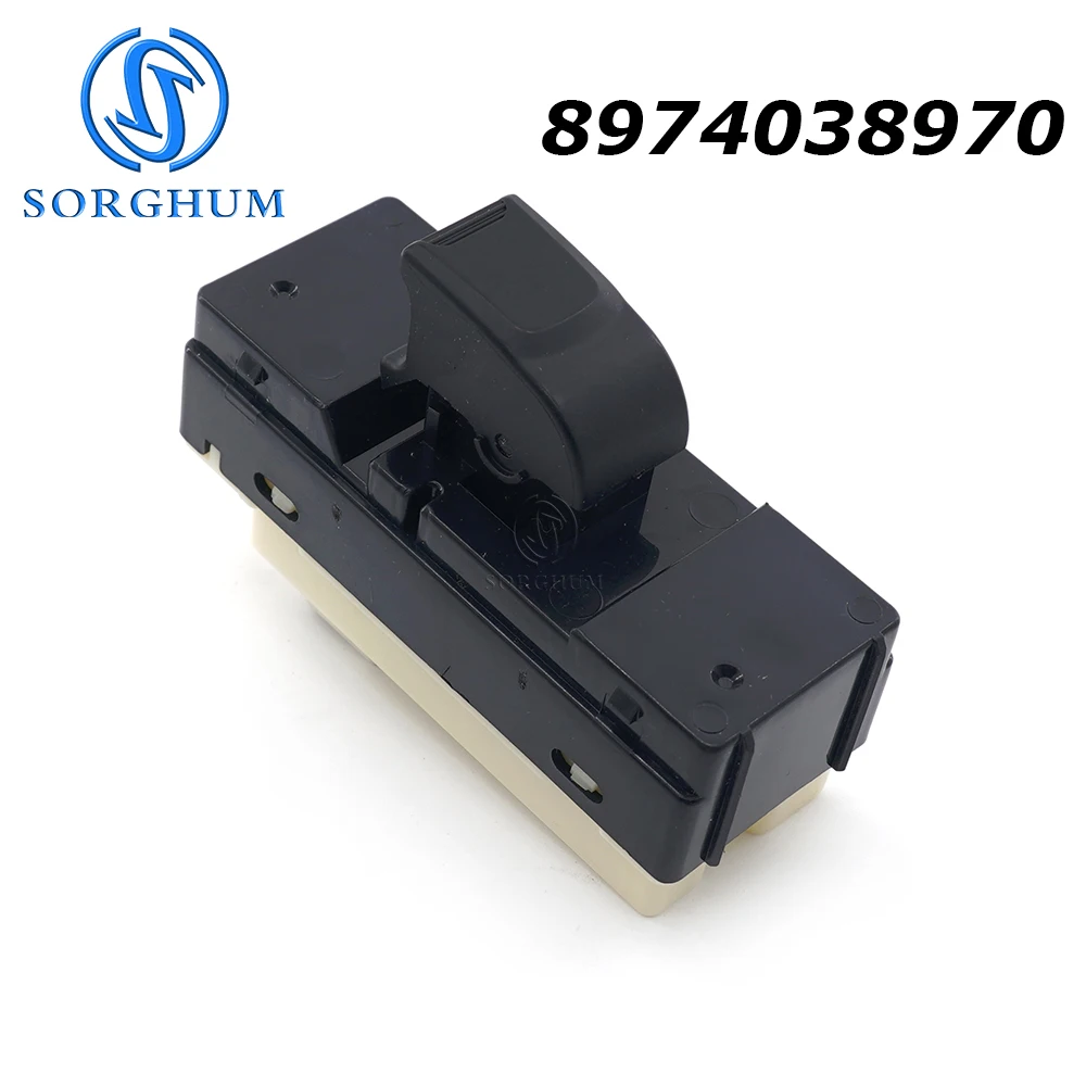 

SORGHUM 8 Pins Rear Passenger Electric Power Window Control Switch Button 8974038970 8-97403897-0 For Isuzu D-Max 2003-2011