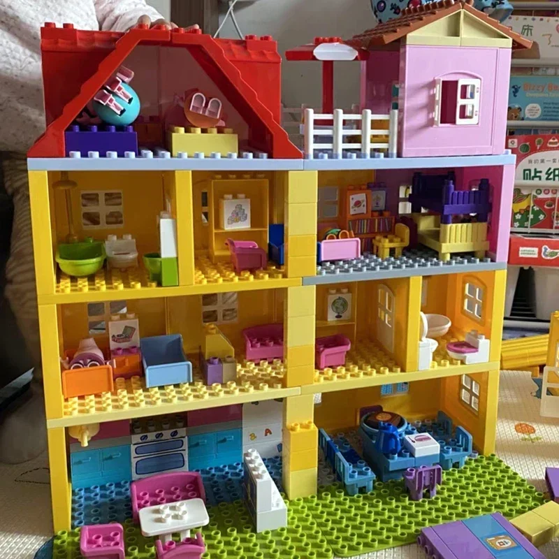 Deluxe Playhouse Building Set with Furniture and Accessories