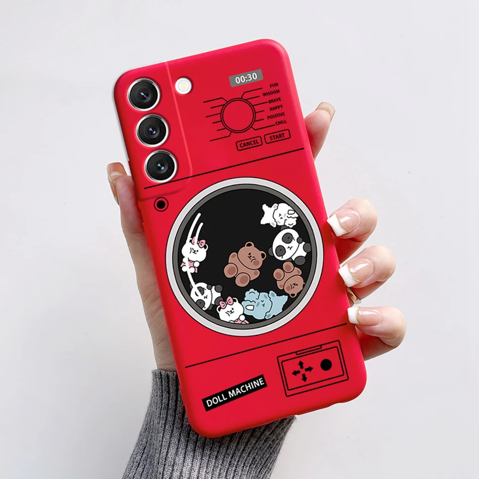 Soft Slim Cute Bear & Frog Candy Painted Back Cover & Bumper Case