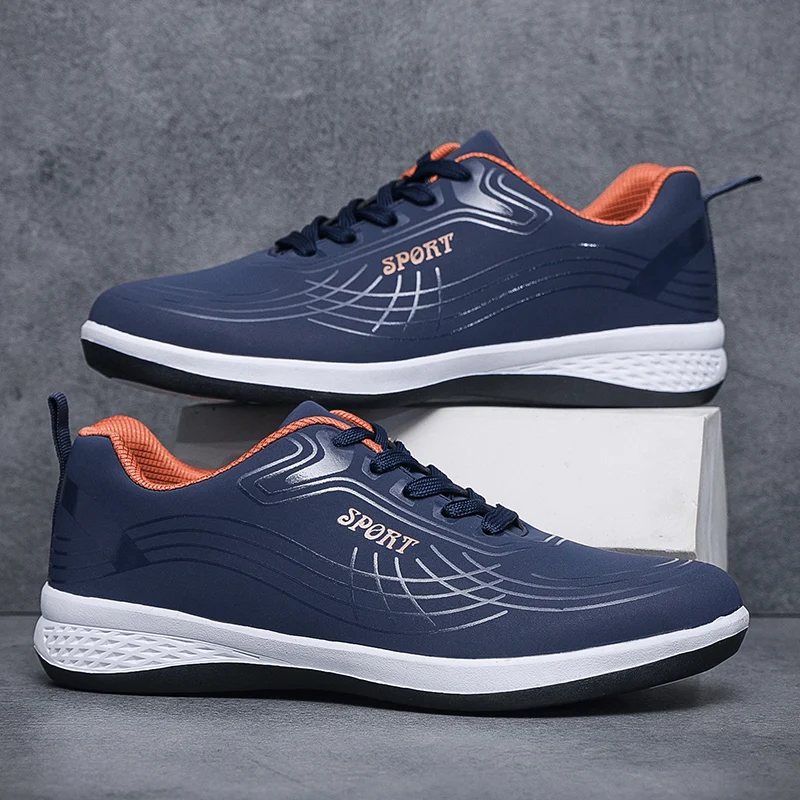 

New Autumn Men Running Shoes White Blue Male Sport Gym Fitness Walking Runing Sneakers Boys Jogging Shoes