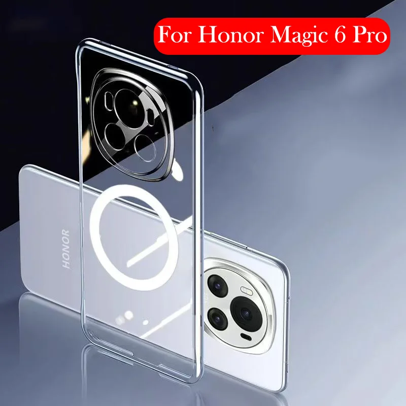 Magnetic Wireless Charging Back Cover Case - Premium Protection