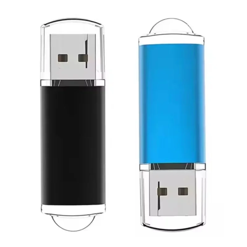 Free Logo Rotatable Colorful USB2.0 Flash Drive 128GB Creative Gift Memory Stick 64GB Silver Clip Pen Drive 32GB U Disk 16GB 8GB