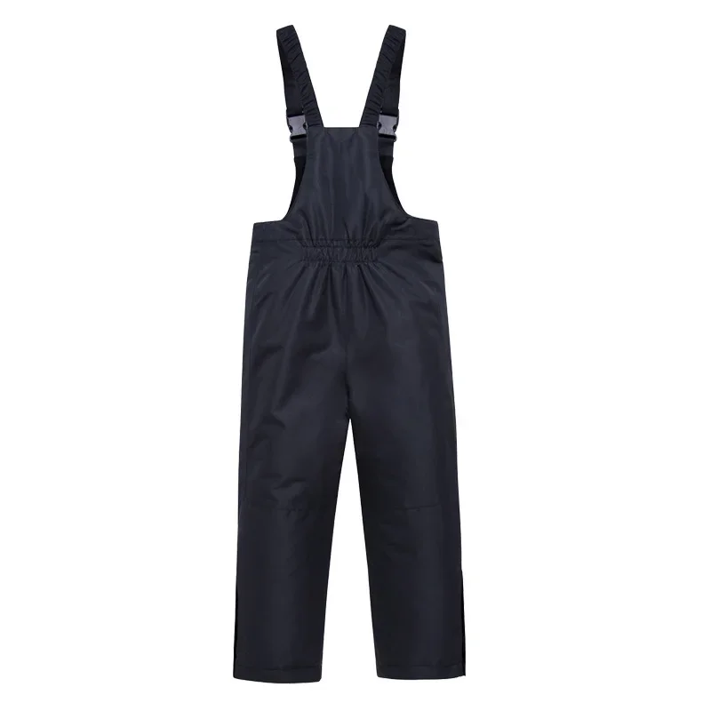 Children Skiing Pants Boys and Girls Outdoor Thicken Windproof WarmSnow Children Breathable Strap Trousers Winter Waterproof