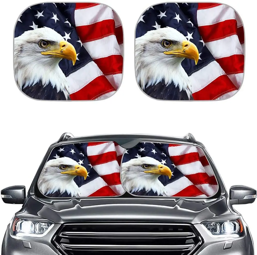 

Солнцезащитный козырек Wanyint для лобового стекла, 2 шт., складной козырек от солнца для лобового стекла, солнцезащитные блоки для переднего стекла автомобиля, УФ