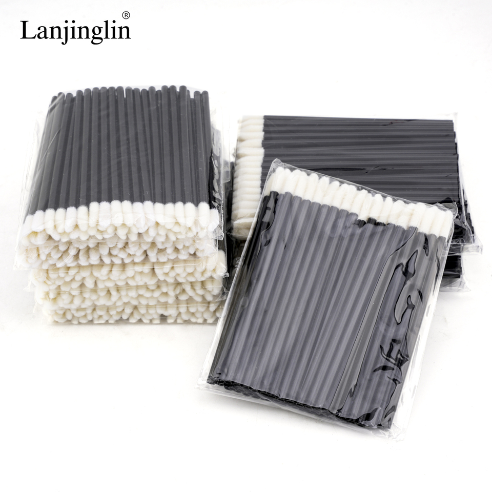 50/250/500/2000 PCS Makeup Lip Brush Lipstick Mascara Wands Applicators Eyelash Eyeshadow Lip Gloss Brushes Cosmetic Tools