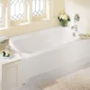 Procelain-Enameled Steel 60-In X 32-In Alcove Bathtub with Left Hand Drain, 50-60 gal, White 5