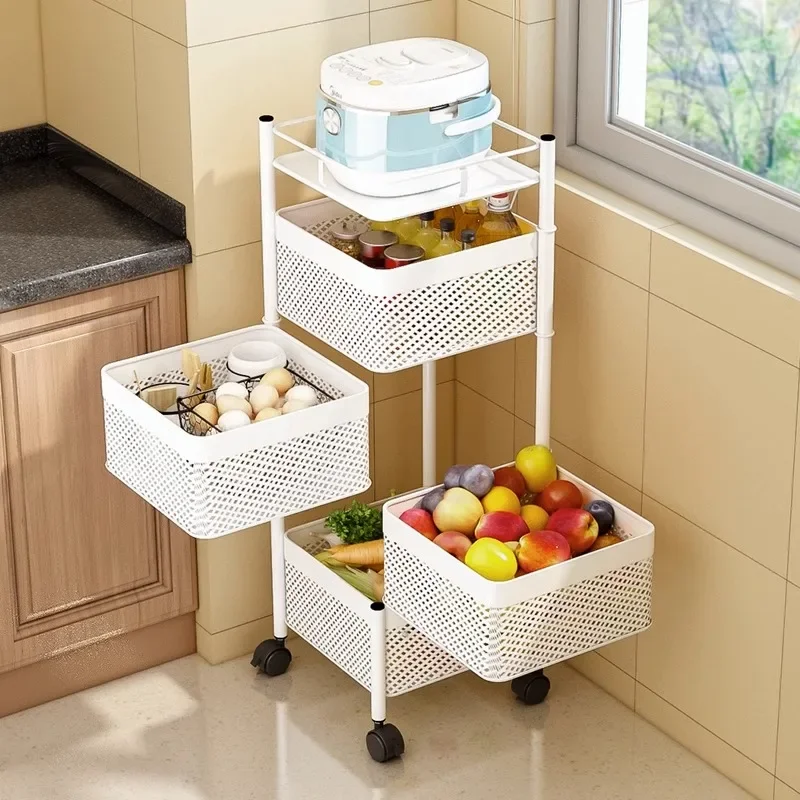 Storage Shelf Kitchen Roulette Wheels Auxiliary Furniture Removable Steps Trolleys Home Cart Carrinho Organizador Organizer