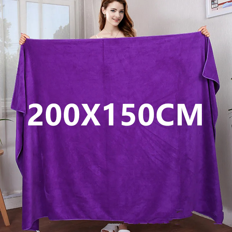 High quality thickened large bath towel multi-purpose travel sports microfiber bath towel super absorbent soft quick dry super
