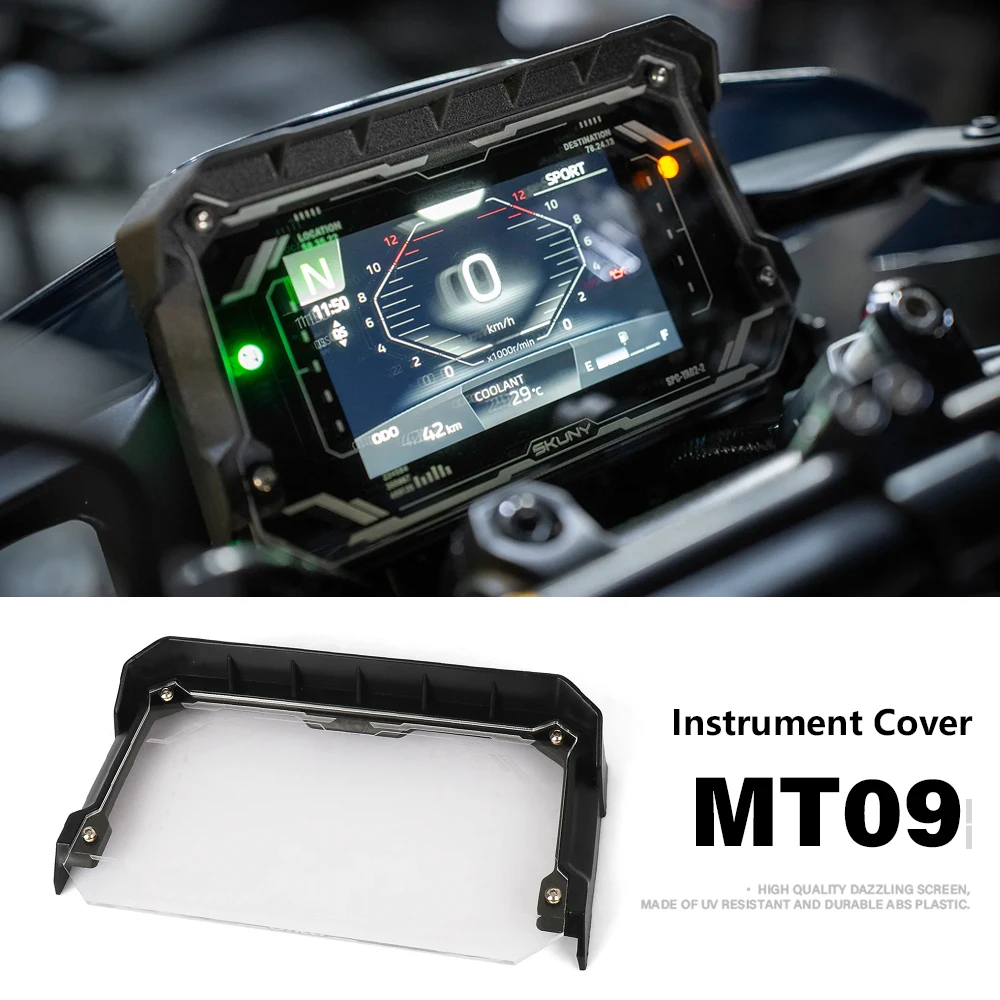 Motorcycle Instrument Cover Speedometer Guard Case Gauge Odometer Tachometer protection For Yamaha MT-09 MT09 MT 09 motorcycle screen protector