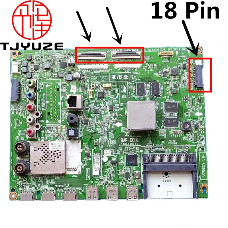 Original Motherboard For TV 42LB650V 47LB650V 55LB650V 42LB630V 47LB630V 55LB630V 42LB658V 42LB631V 55LB631V Main Board