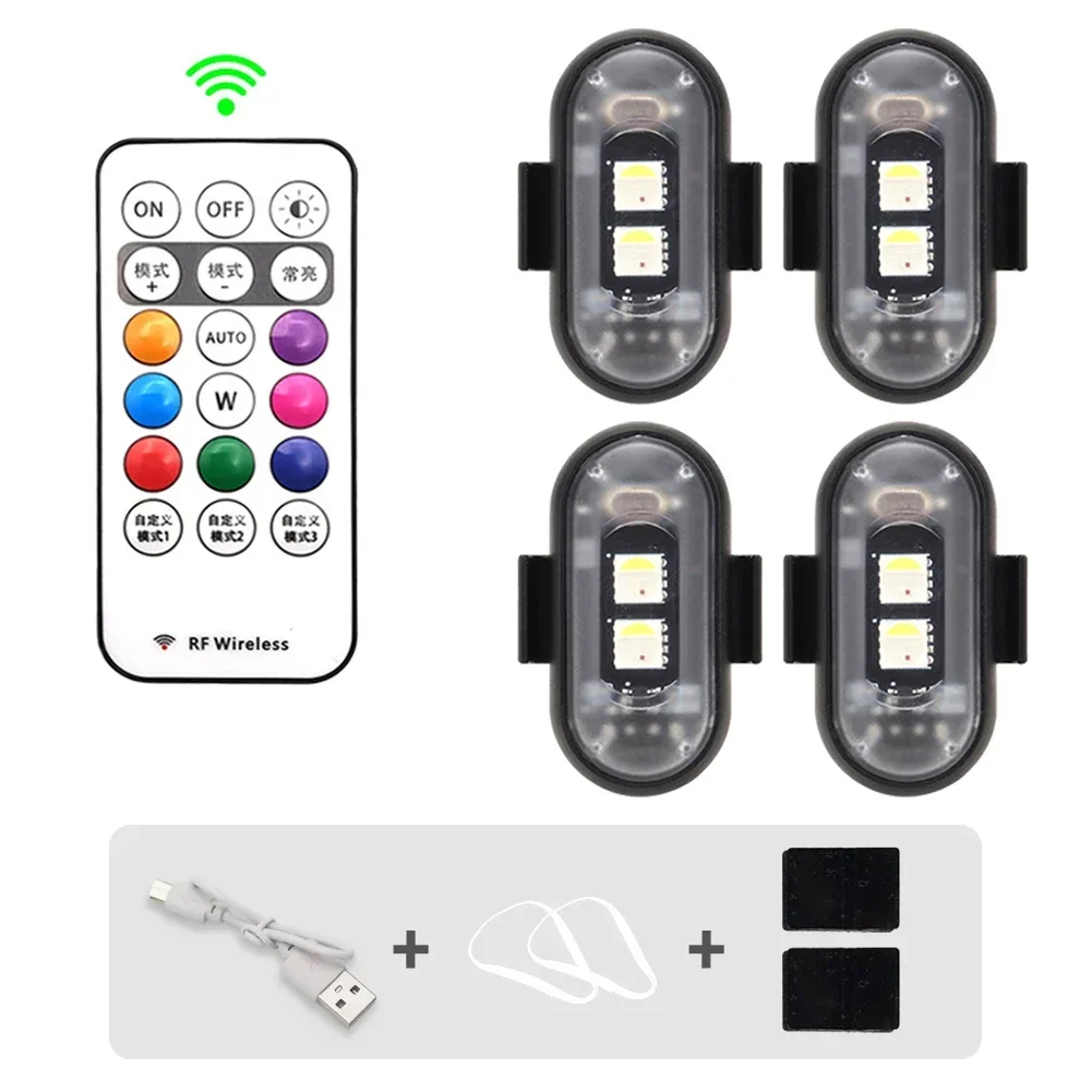 ตัวเลือกสินค้า ไฟ LED ไร้สาย 8 สี สำหรับยานพาหนะ