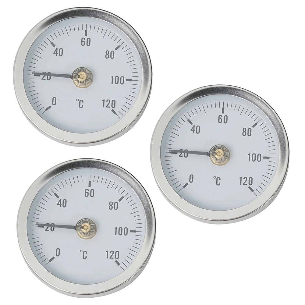 

3Pcs TS-W50A Thermocouple Double-metal Stainless Steel Thermometer Barbecue Stove Thermometer 0-120℃ Measurement Instruments