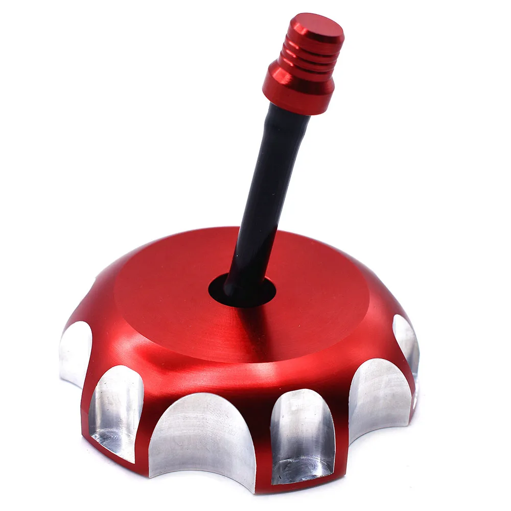 Billet Aluminum Gas Fuel Petrol Tank Cap Cover XR CRF CRF250R CRF250X CRF450R CRF450X XR250 XR650 XR600 XR400 Motorcycle Red motorcycle fuel tank cover cap gas fuel cap