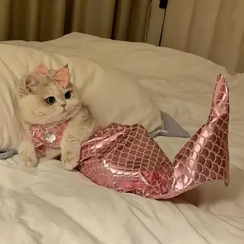 Cat Mermaid Pet Costume 1