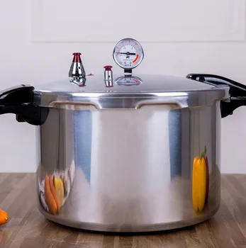 Pressure Cooker Commercial Explosion-proof Soup Pot Stew Pot Distiller Kitchen Cookware Cooking Tool Gas Stove Cooker Steamer 1