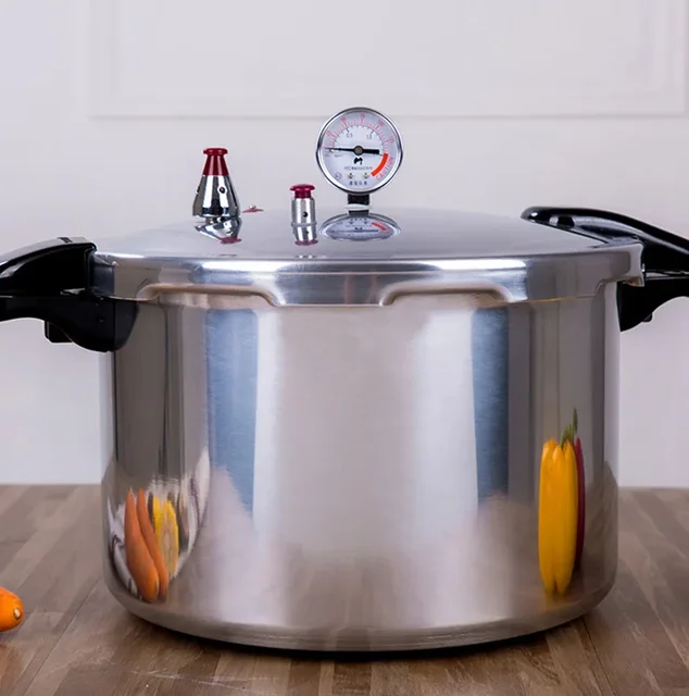 Pressure Cooker Commercial Explosion-proof Soup Pot Stew Pot Distiller Kitchen Cookware Cooking Tool Gas Stove Cooker Steamer 1