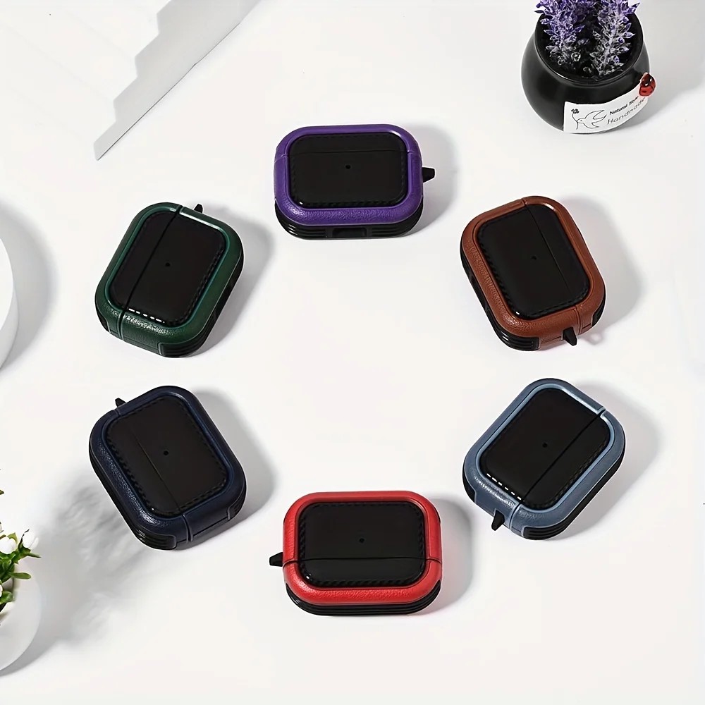 Custodia Con Motivo In Pelle Di Lusso Per Airpods Pro 2 Shell Custodia Morbida In Silicone Per Airpods 1 2 3 2021 Gen Case