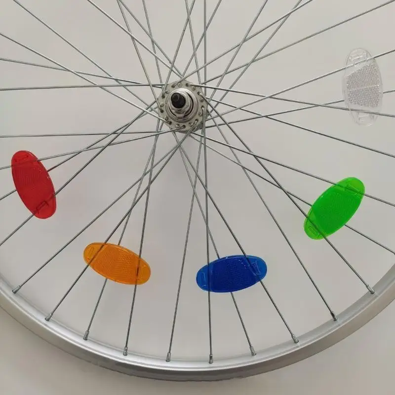 8Pcs Bikes Wheel Reflectors Spoke Reflectors